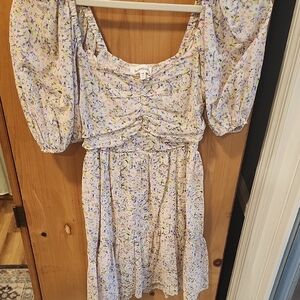Heartloom Floral Ruched Dress